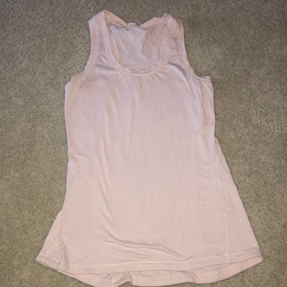 Light Pink Workout Tank Top